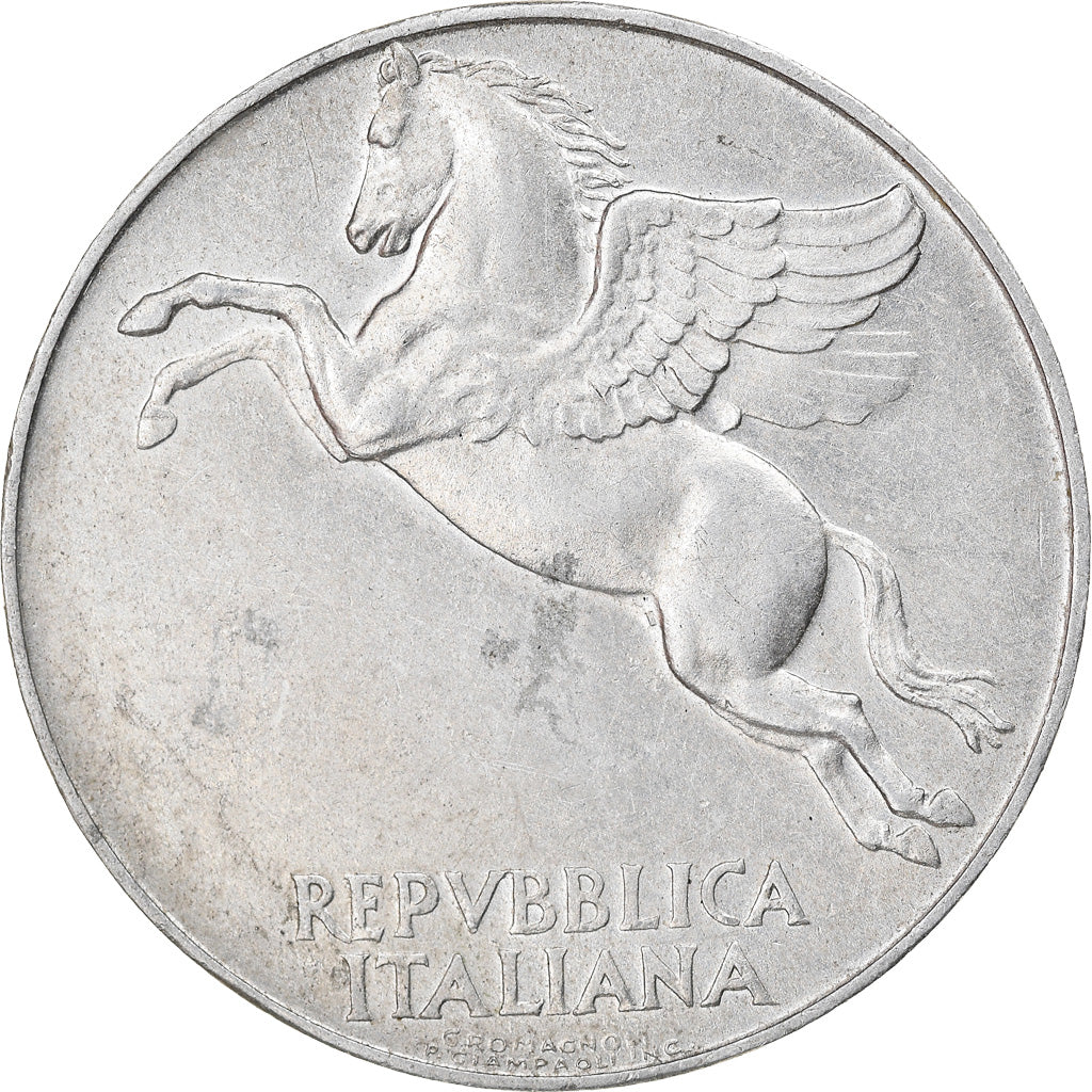 Coin, Italy, 10 Lire, 1948, Rome, VF(30-35), Aluminum, KM:90
