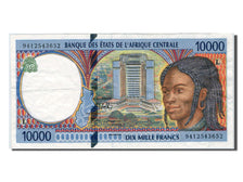 Central African States, 10,000 Francs, 1994, KM #405La, EF(40-45), 9412543652