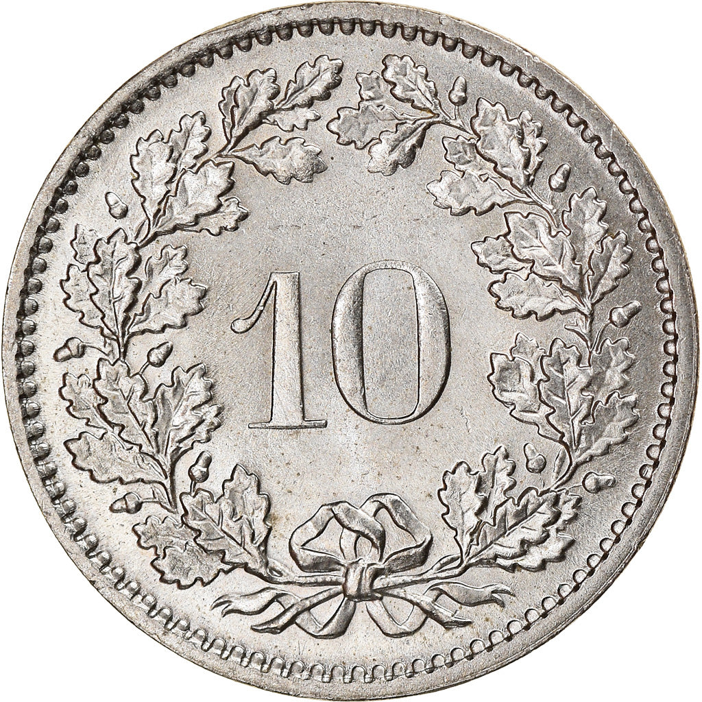 Monnaie, Suisse, 10 Rappen, 1970, Bern, SPL, Copper-nickel, KM:27