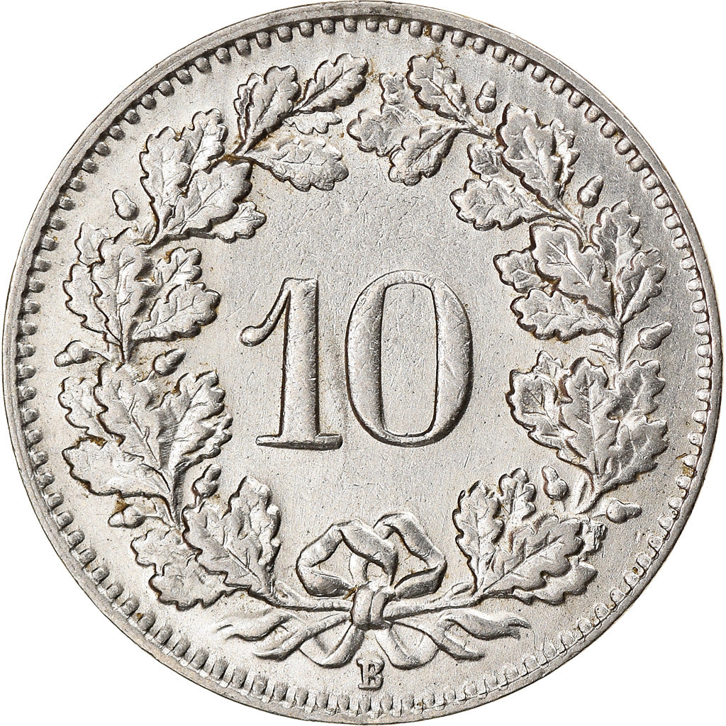 Monnaie, Suisse, 10 Rappen, 1936, Bern, TTB, Nickel, KM:27b