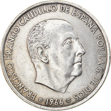 Coin, Spain, Caudillo and regent, 100 Pesetas, 1966, Madrid, EF(40-45), Silver