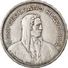Coin, Switzerland, 5 Francs, 1933, Bern, EF(40-45), Silver, KM:40