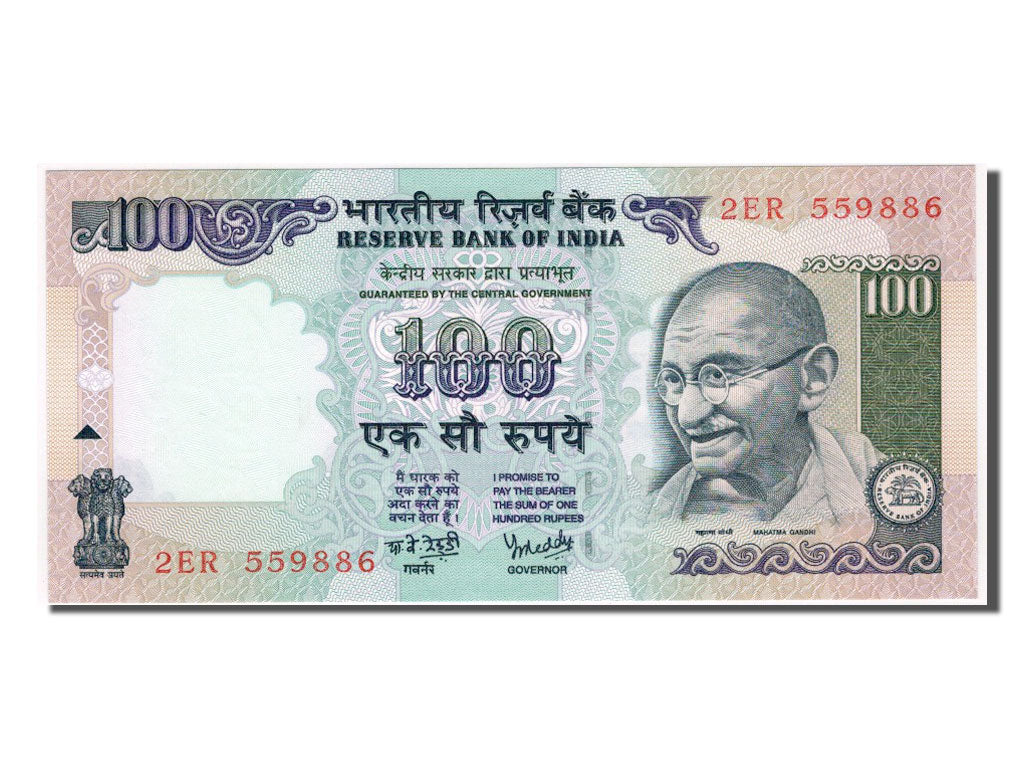 India, 100 Rupees, FDS