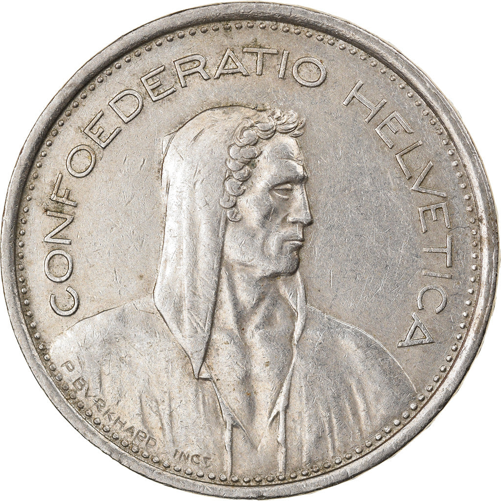 Coin, Switzerland, 5 Francs, 1970, Bern, EF(40-45), Copper-nickel, KM:40a.1