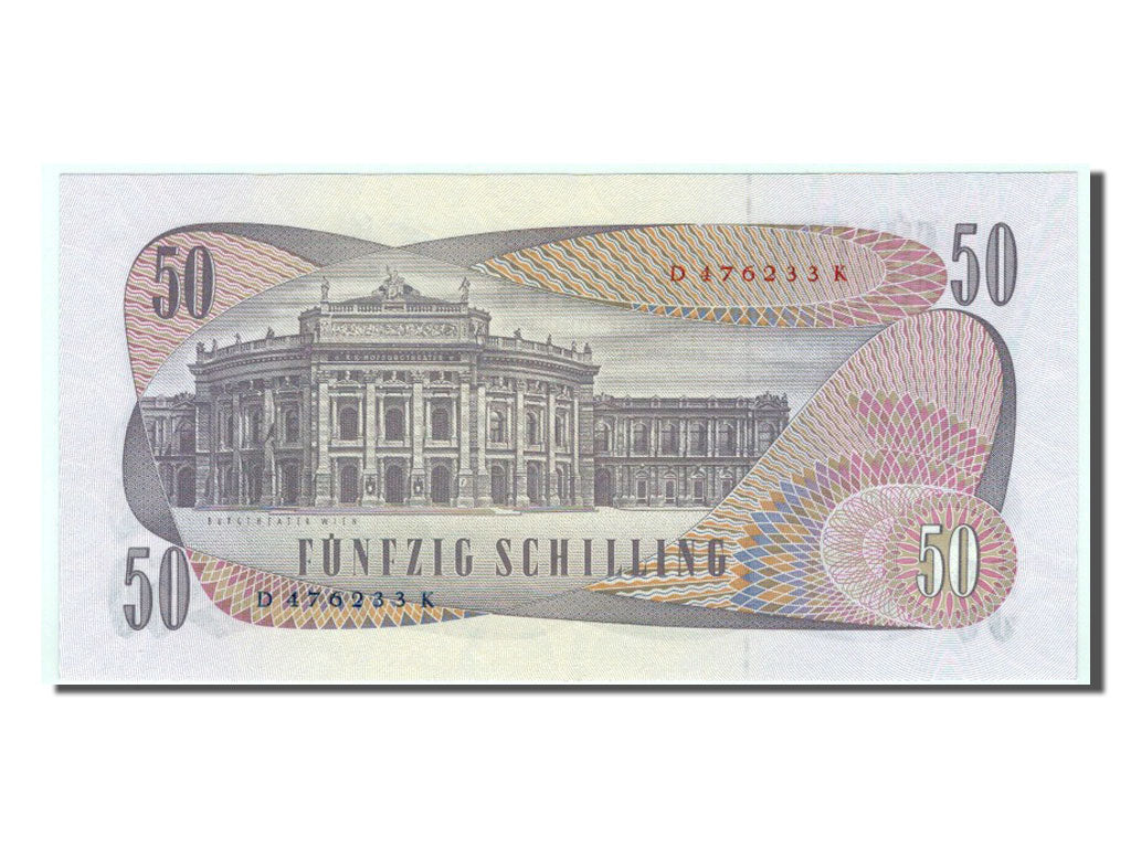 Austria, 50 Schilling, 1970, KM #143a, UNC(65-70), D