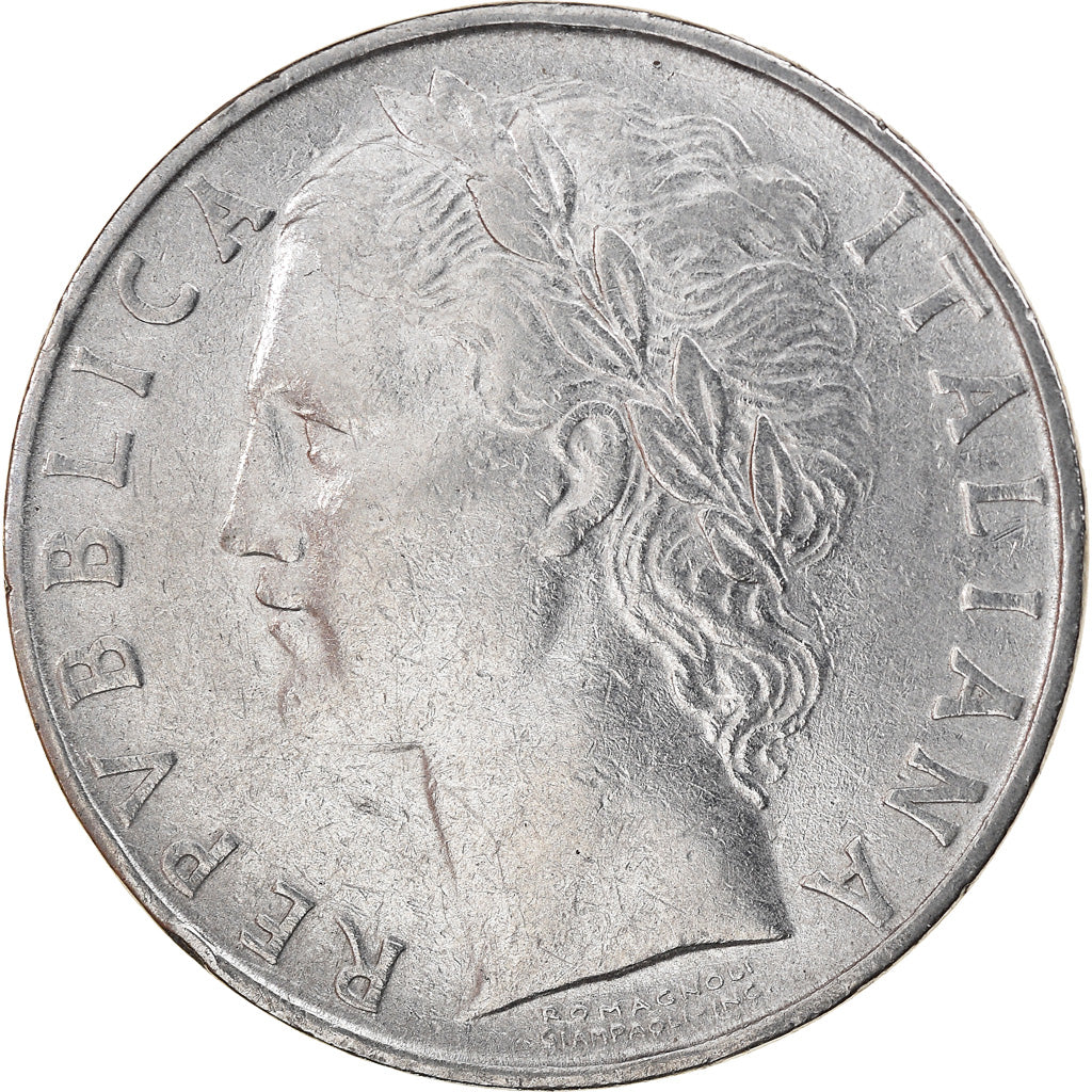 Coin, Italy, 100 Lire, 1955, Rome, EF(40-45), Stainless Steel, KM:96.1