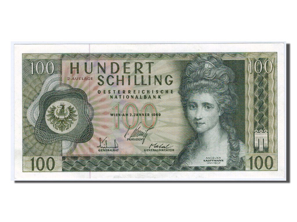 Austria, 100 Schilling, 1969, FDS