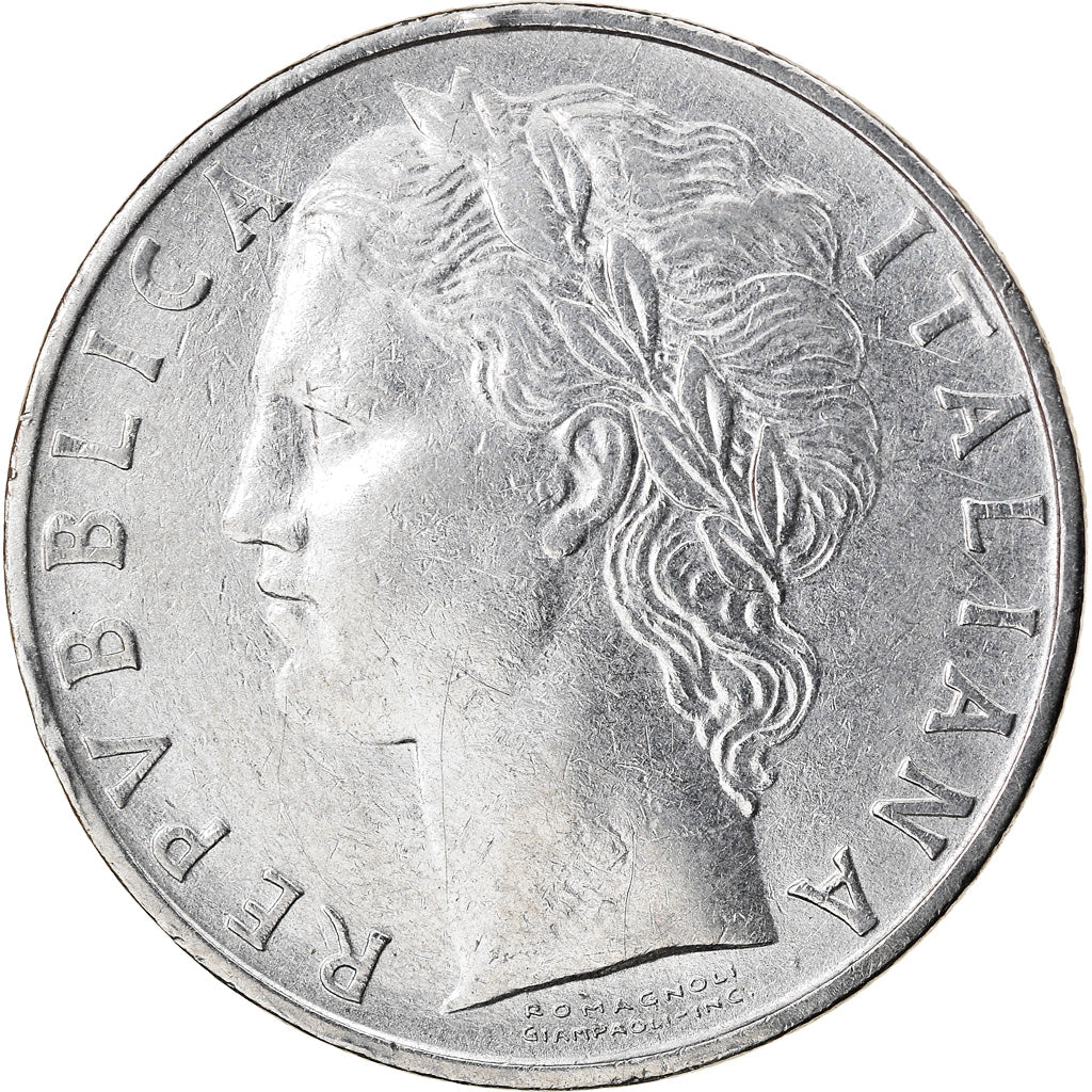 Coin, Italy, 100 Lire, 1967, Rome, VF(30-35), Stainless Steel, KM:96.1