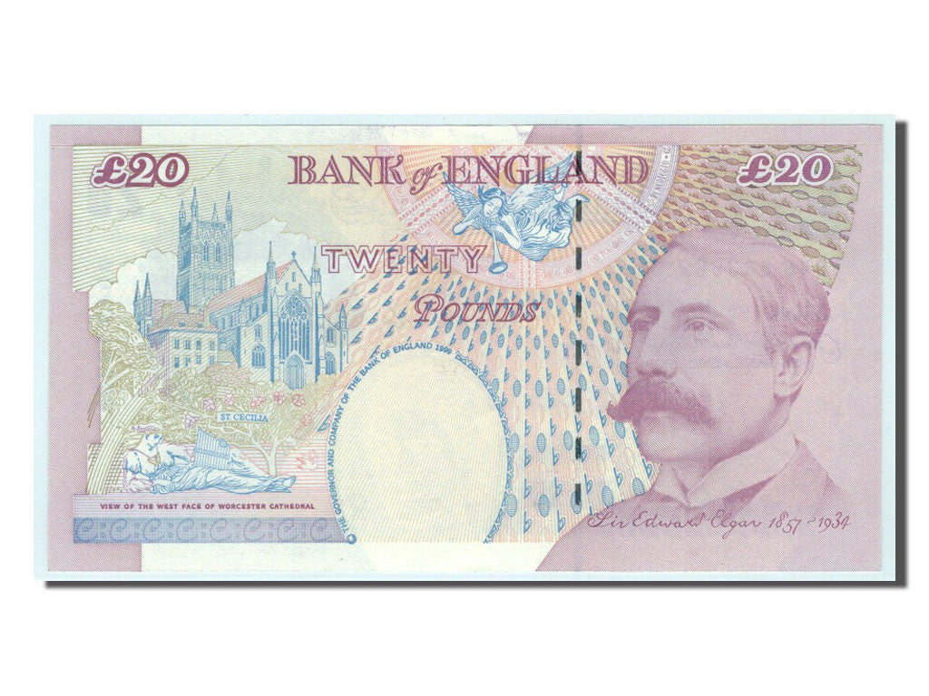 Great Britain, 20 Pounds, 1999, KM #390a, UNC(65-70), AD
