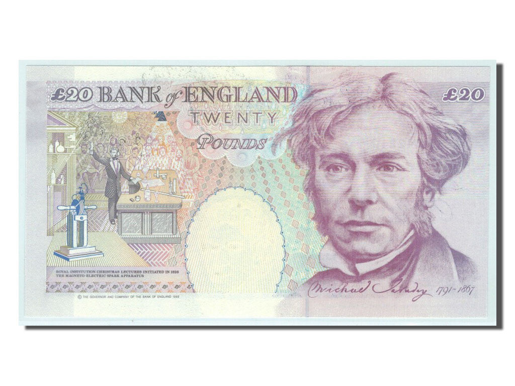 Banknote, Great Britain, 20 Pounds, 1993, UNC(65-70)