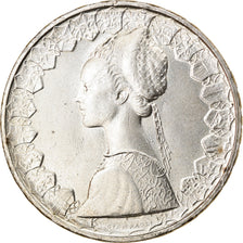 Coin, Italy, 500 Lire, 1966, Rome, AU(55-58), Silver, KM:98