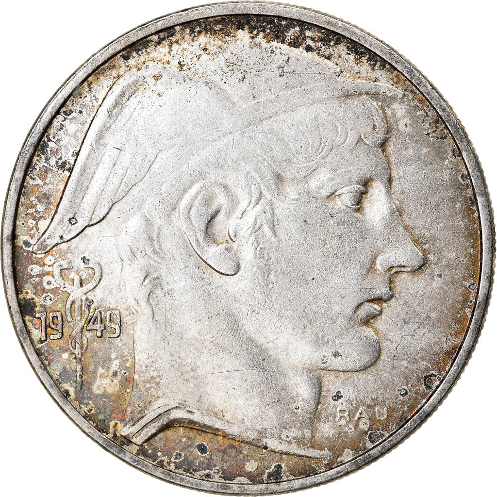 Coin, Belgium, 20 Francs, 20 Frank, 1949, VF(30-35), Silver, KM:140.1
