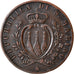 Moneta, San Marino, 5 Centesimi, 1894, Rome, BB, Rame, KM:1