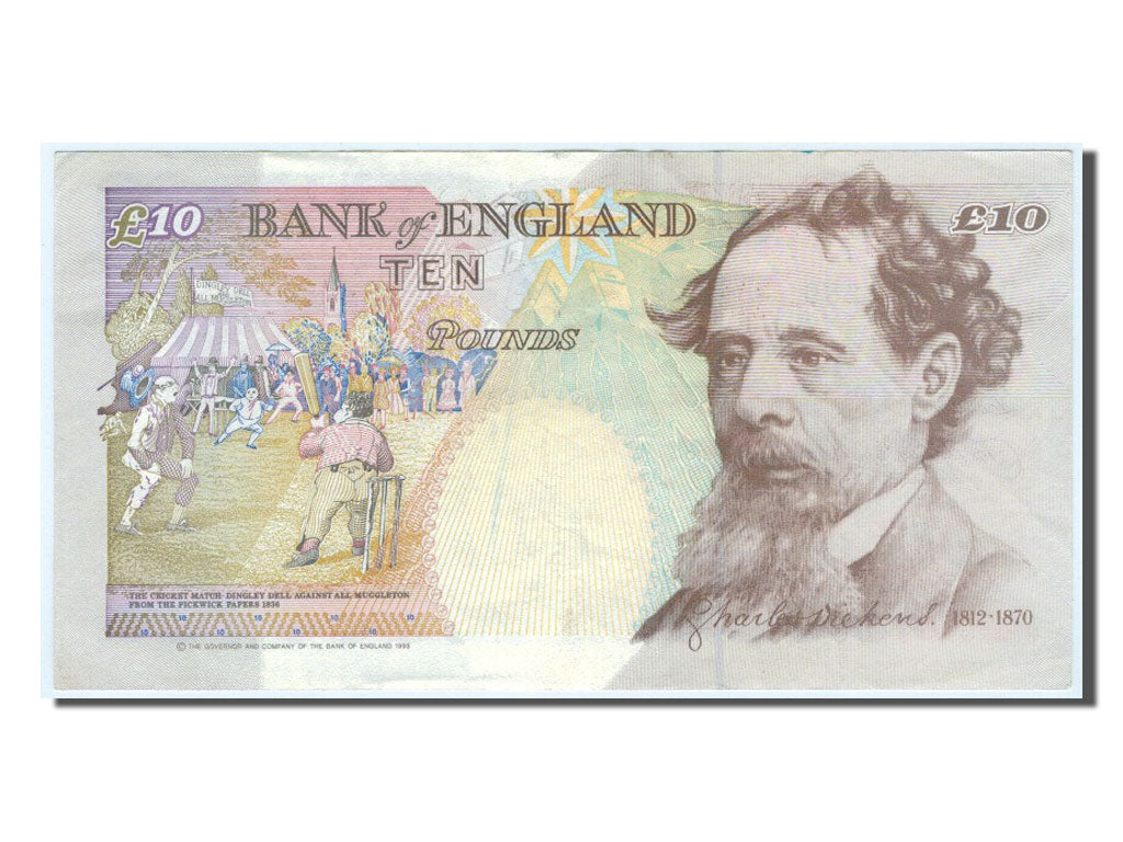 Great Britain, 10 Pounds, 1993, KM #386a, AU(55-58), DH15