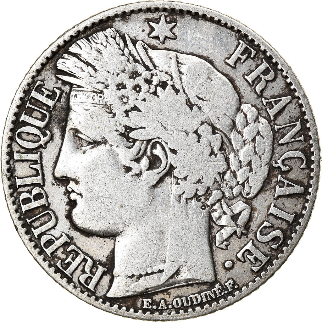 Münze, Frankreich, Cérès, Franc, 1894, Paris, S+, Silber, KM:822.1