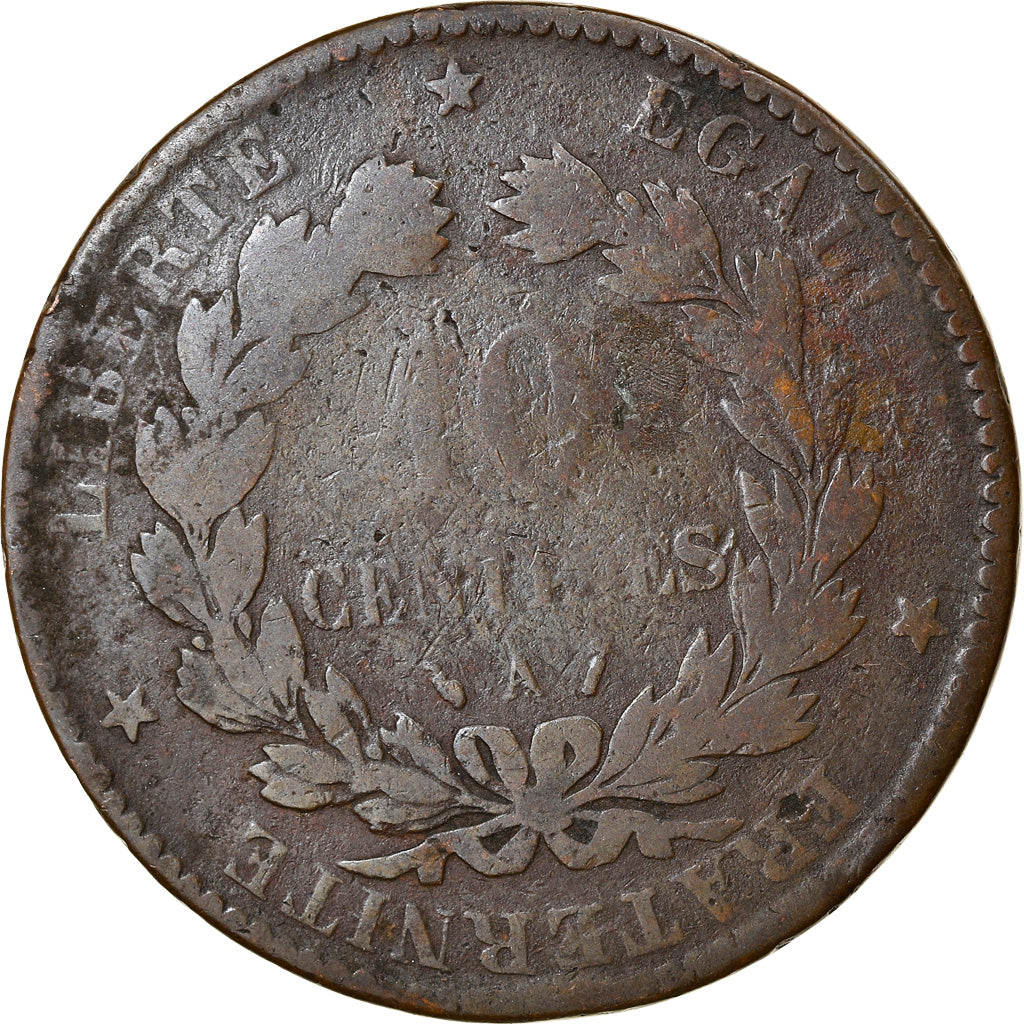 Monnaie, France, Cérès, 10 Centimes, 1888, Paris, TB, Bronze, Gadoury:265a