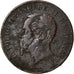 Moneda, Italia, Vittorio Emanuele II, 5 Centesimi, 1867, Milan, BC, Cobre