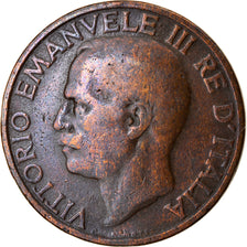 Moneta, Italia, Vittorio Emanuele III, 10 Centesimi, 1934, Rome, BB, Bronzo