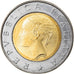 Coin, Italy, 500 Lire, 1993, Rome, AU(50-53), Bi-Metallic, KM:160