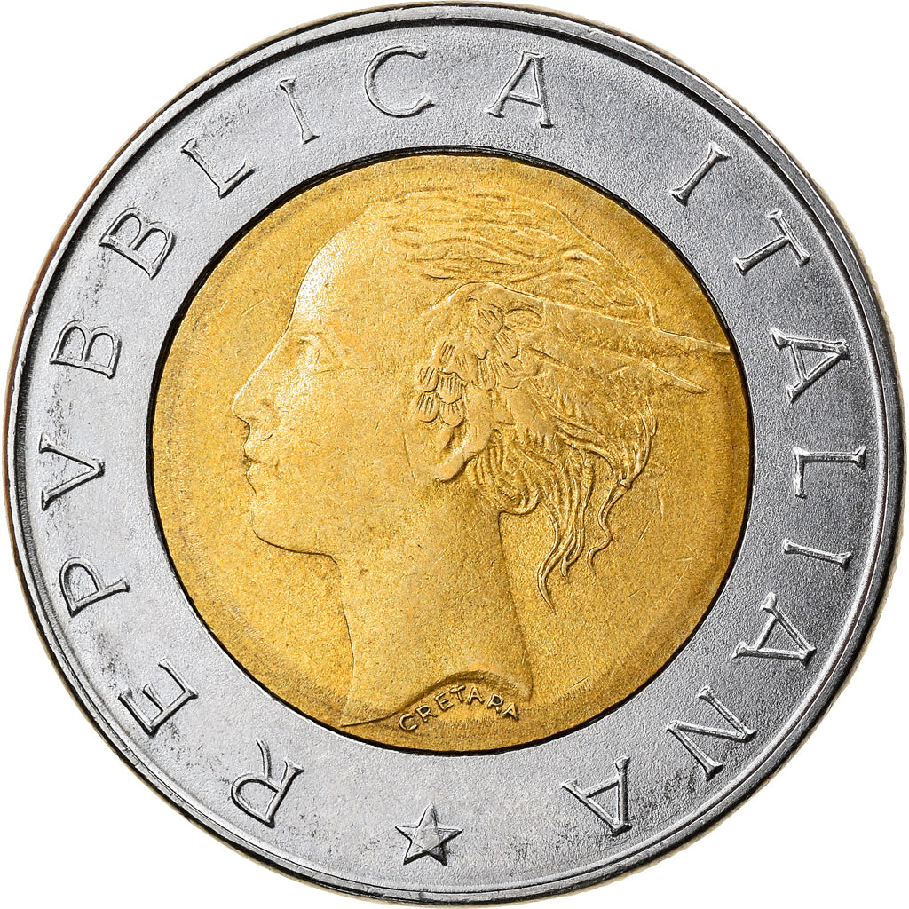 Moneta, Italia, 500 Lire, 1993, Rome, BB, Bi-metallico, KM:160