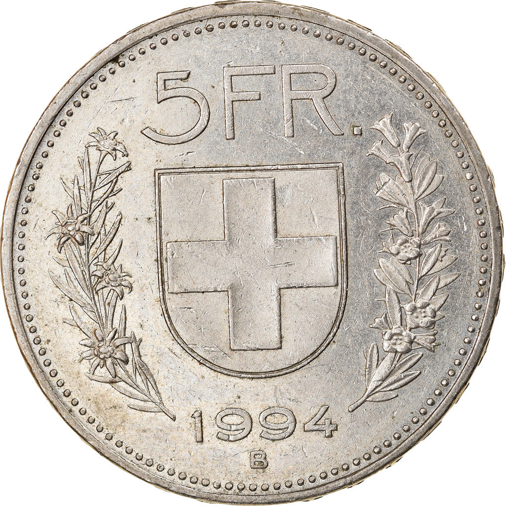 Monnaie, Suisse, 5 Francs, 1994, Bern, TTB, Copper-nickel, KM:40a.4