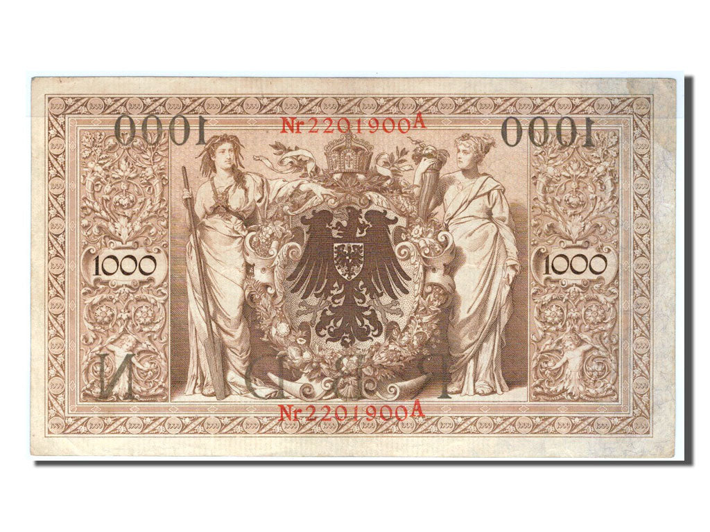 Germany, 1000 Mark, 1910, KM #44b, AU(55-58), 2201900A