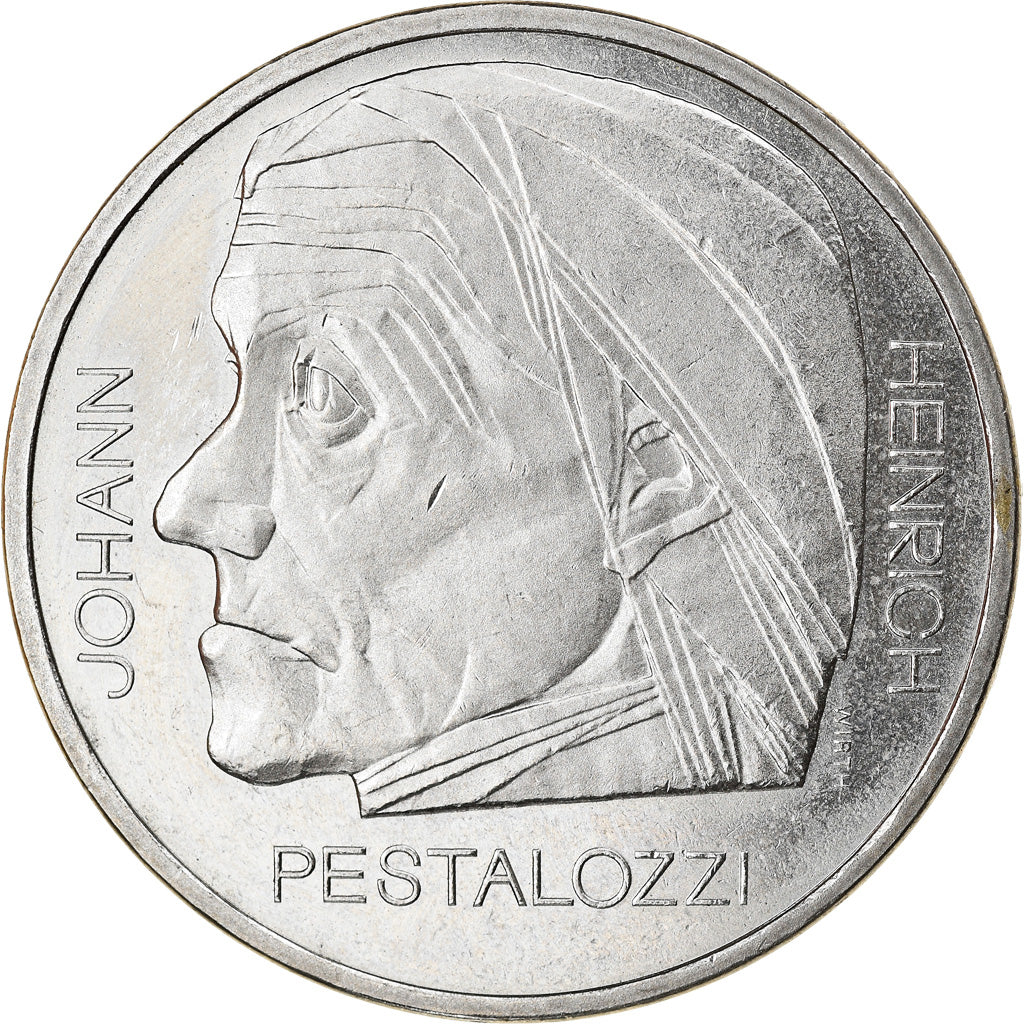 Coin, Switzerland, 5 Francs, 1977, AU(55-58), Copper-nickel, KM:55
