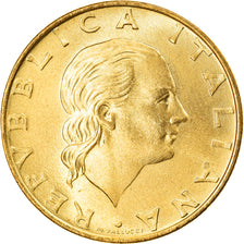 Coin, Italy, 200 Lire, 1988, Rome, MS(63), Aluminum-Bronze, KM:105