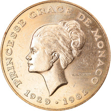 Monnaie, Monaco, Rainier III, 10 Francs, 1982, TTB+, Copper-Nickel-Aluminum