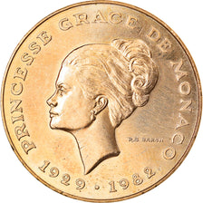 Coin, Monaco, Rainier III, 10 Francs, 1982, EF(40-45), Copper-Nickel-Aluminum