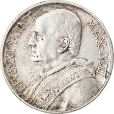 Münze, Vatikanstadt, Pius XI, 5 Lire, 1932, Roma, SS, Silber, KM:7