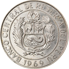 Coin, Peru, 10 Soles, 1969, Lima, EF(40-45), Gold, KM:236
