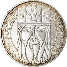 Moneta, Francia, Charlemagne, 100 Francs, 1990, BB, Argento, KM:982, Gadoury:905