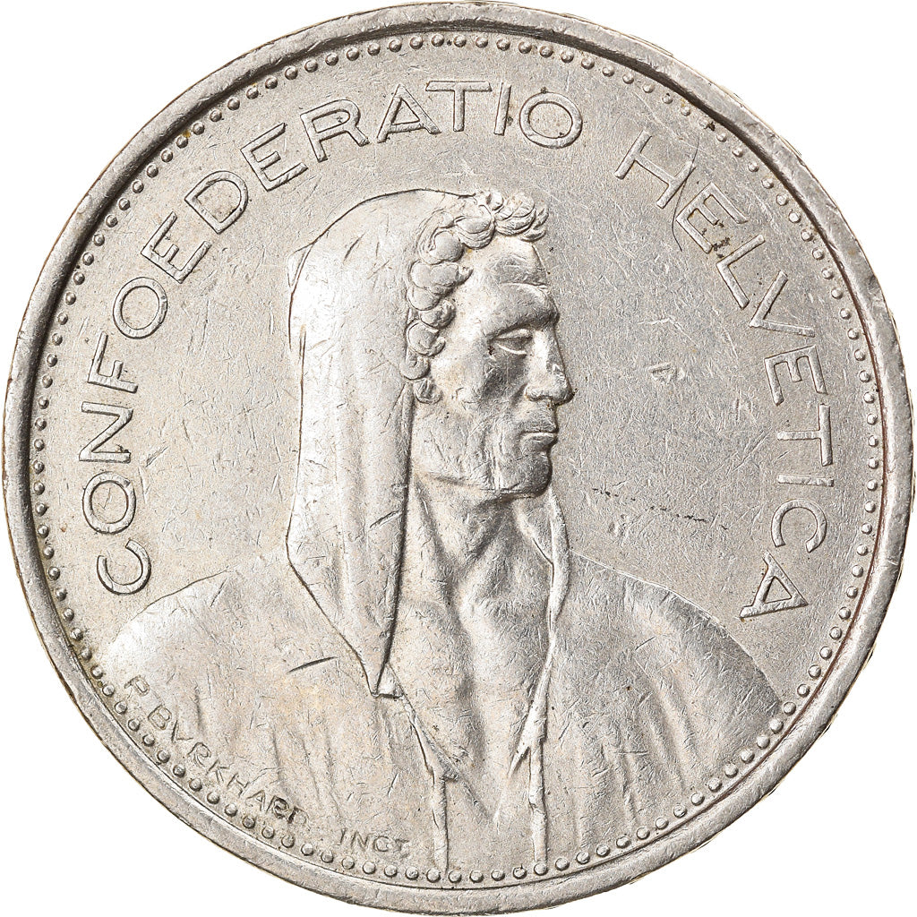 Coin, Switzerland, 5 Francs, 1970, Bern, EF(40-45), Copper-nickel, KM:40a.1