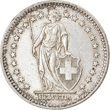 Coin, Switzerland, 2 Francs, 1948, Bern, EF(40-45), Silver, KM:21