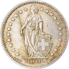 Coin, Switzerland, Franc, 1958, Bern, EF(40-45), Silver, KM:24