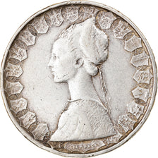 Coin, Italy, 500 Lire, 1959, Rome, EF(40-45), Silver, KM:98