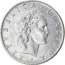 Coin, Italy, 50 Lire, 1961, Rome, VF(30-35), Stainless Steel, KM:95.1