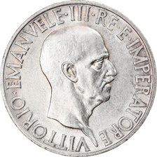 Coin, Italy, Vittorio Emanuele III, 10 Lire, 1936, Rome, EF(40-45), Silver