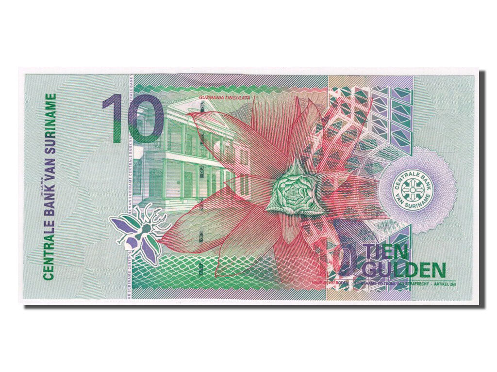 Banknot, Suriname, 10 Gulden, 2000, UNC(65-70)