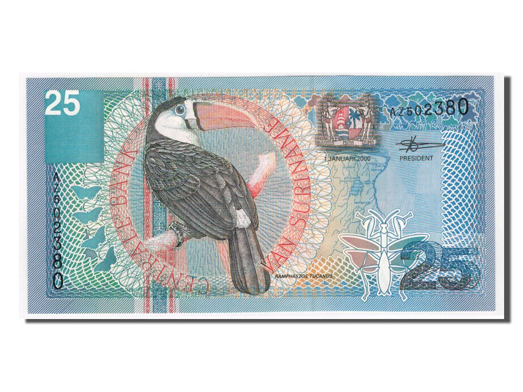 Suriname, 25 Gulden, 2000, FDS