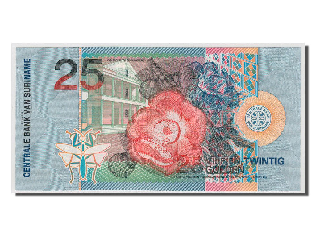 Suriname, 25 Gulden, 2000, FDS