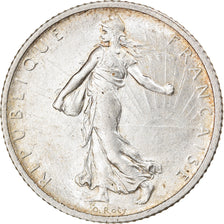Coin, France, Semeuse, Franc, 1898, Paris, AU(50-53), Silver, KM:844.1