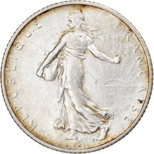 Munten, Frankrijk, Semeuse, Franc, 1898, Paris, ZF, Zilver, KM:844.1