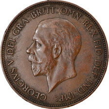 Moneta, Wielka Brytania, George V, Penny, 1932, EF(40-45), Bronze, KM:838