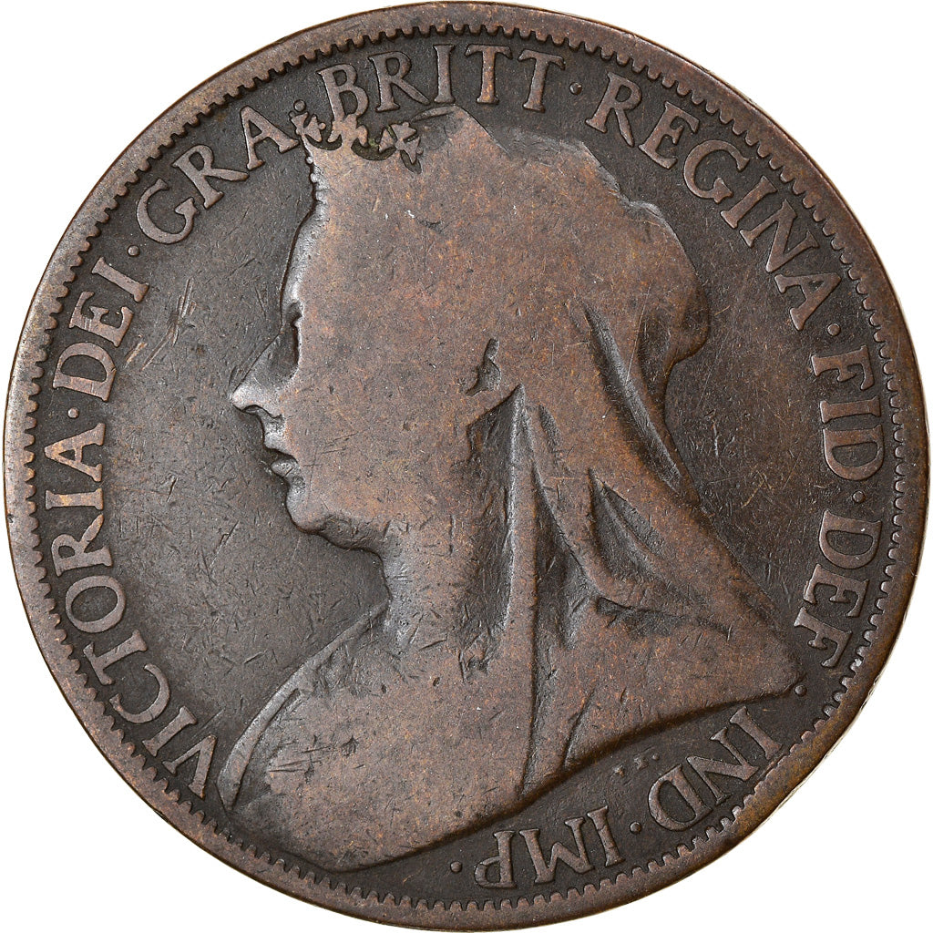 Coin, Great Britain, Victoria, Penny, 1896, VF(20-25), Bronze, KM:790