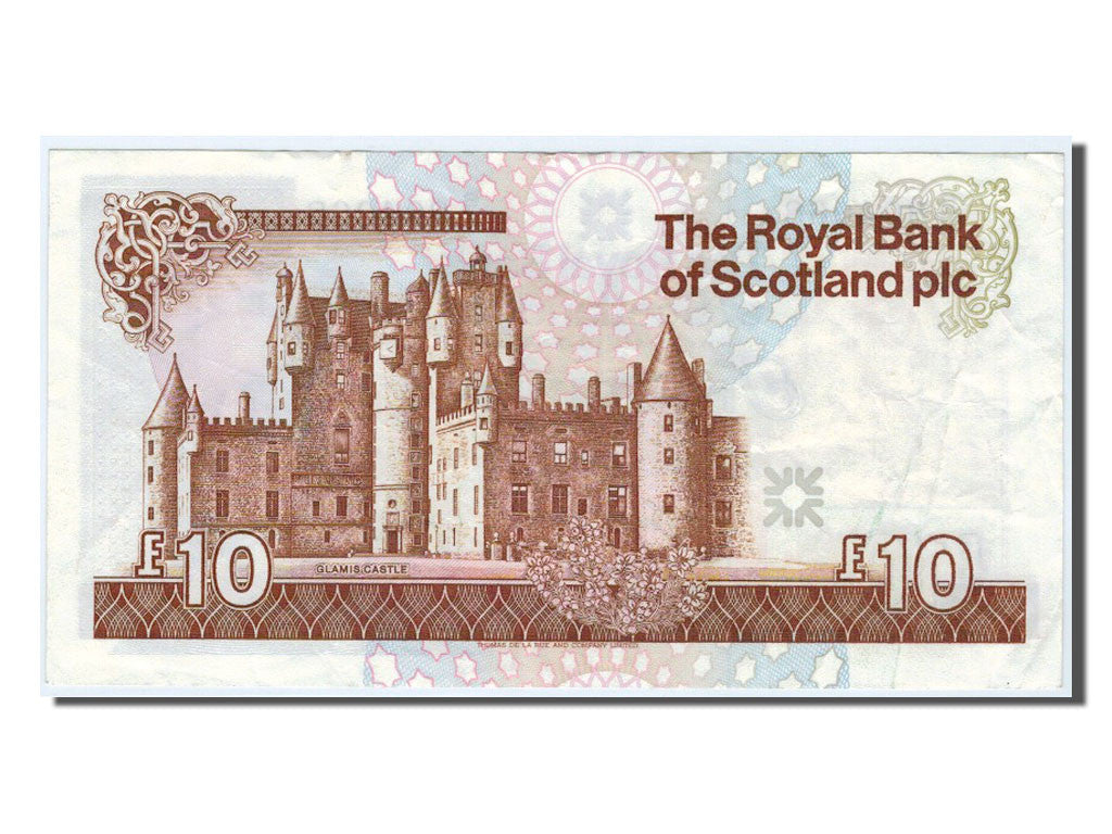 Scotland, 10 Pounds, 1993, KM #353a, AU(50-53), B76