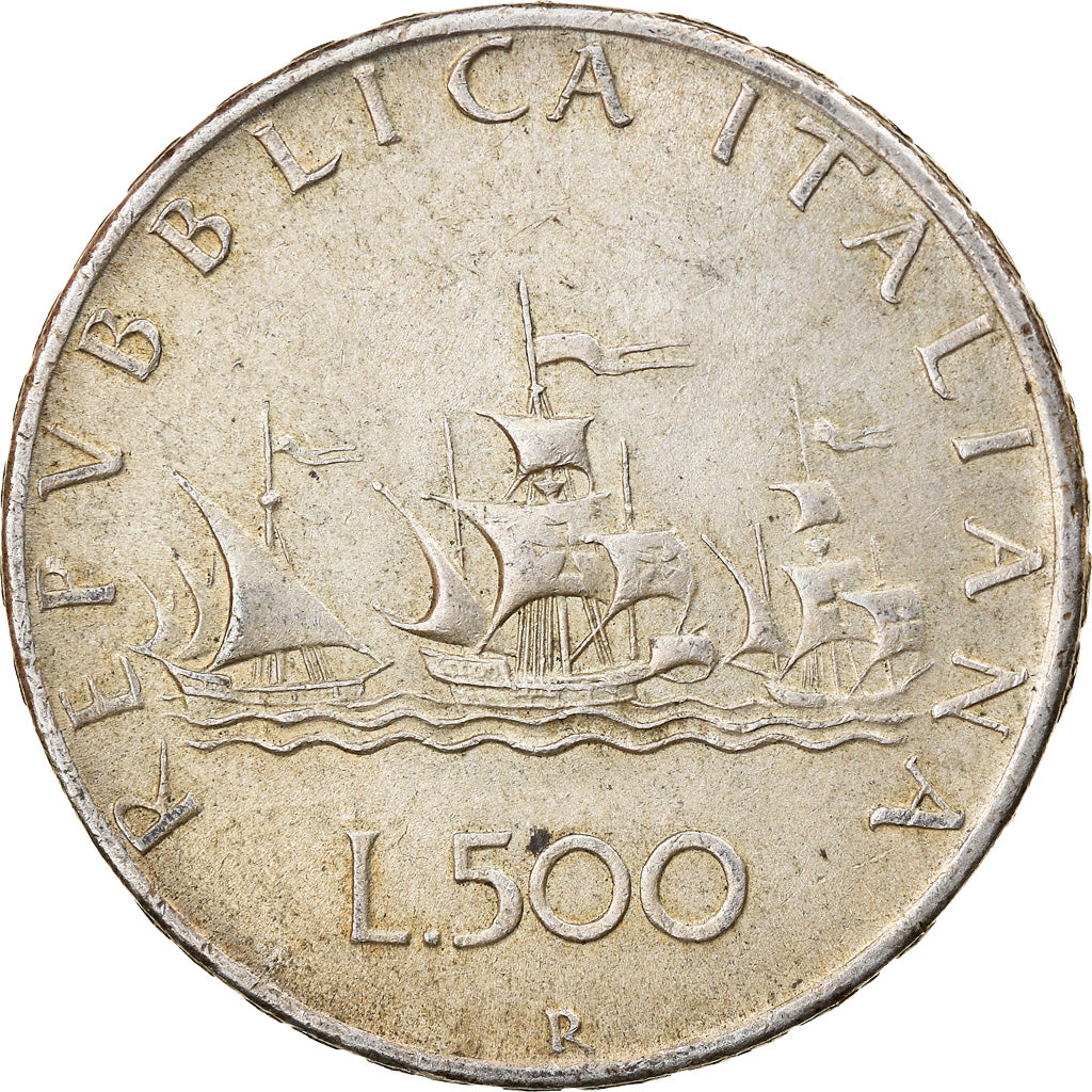 Italy, 500 Lire, 1965, Rome, EF(40-45), Silver, KM:98