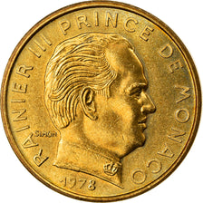 Coin, Monaco, Rainier III, 5 Centimes, 1978, MS(63), Aluminum-Bronze, KM:156