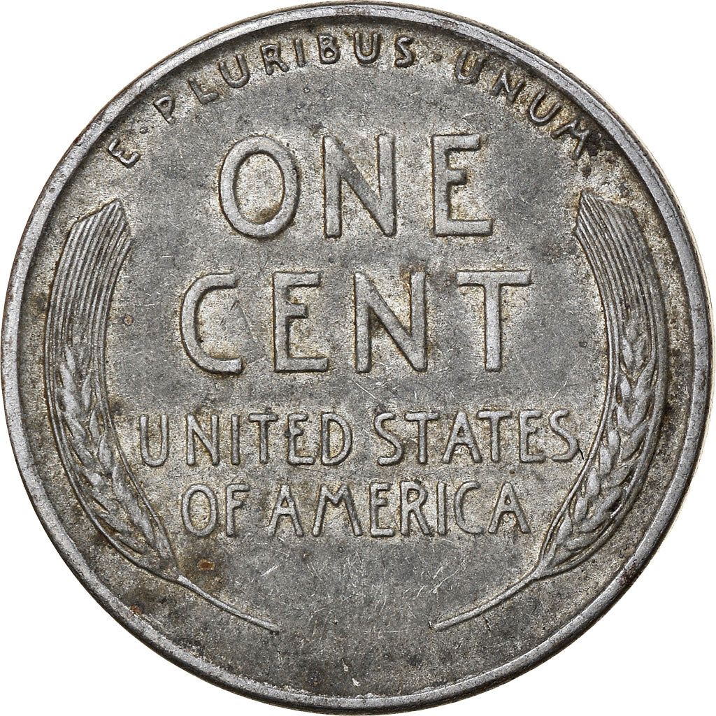 Coin, United States, Lincoln Cent, Cent, 1943, U.S. Mint, Philadelphia